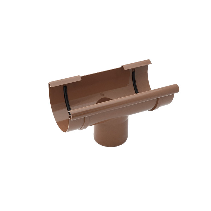 Воронка для слива, пвх, d-125 мм, коричневый, BRYZA