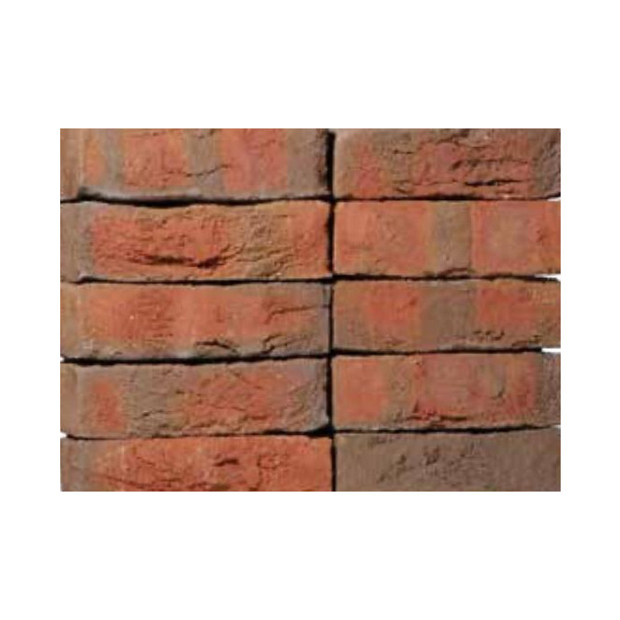 Облицовочный кирпич WASSERSTRICH Огненно-пестрый (buntgeflammt) ручн.форм. (handform), 240x115x71 мм, Röben