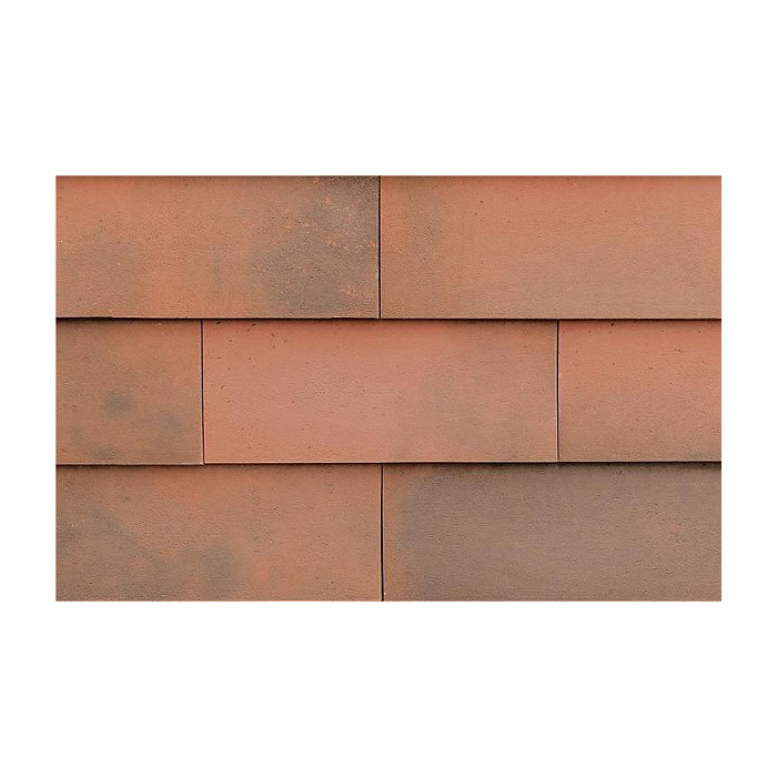 Клинкерная дранка Rustikotta, 200х400 мм, Red flamed, Tempio