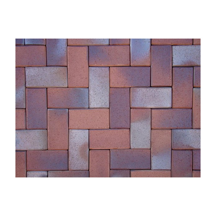 Тротуарная клинкерная брусчатка, Danzig 200x100x20 мм, ABC Klinkergruppe Brick